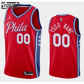 Philadelphia 76ers Custom Jordan Brand 2020-2021 Statement Edition Lasten Pelipaidat Swingman